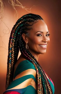 default a vibrant professionallylit portrait of a 40 woman sho 0 cf10f3b7 d00a 4400 8956 078242e722e6 Common Hairstyles, Box Braids Women, Women Cornrows, Braided Hairstyles For Black Women Cornrows