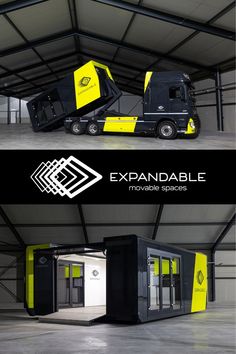 An Expandable race support trailer, serving as a mobile workshop, hospitality area, and rest space, designed to boost team performance and enhance brand visibility at race events. Truck House, Mobile Architecture, Mobile Workshop, Expedition Trailer, Trailer Plans, Warehouse Design, Shipping Container House Plans, Smart Home Design, Container House Plans