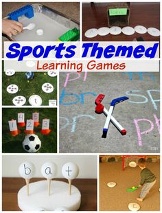 sports themed learning games and activities for kids