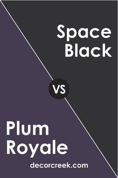 space black and plum royale are the same color scheme for this graphic art piece, which is