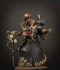 Kastellan Robots 40k, Inquisitor 40k Conversion, Inq28 Conversion, Admech Conversion, Necromunda Conversion, Admech 40k, Miniature Conversion, Inquisitor Conversion