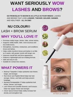 Nu Colour Lash + Brow Serum by Nu Skin * New Product launch 🚀. Gain visibly longer, thicker, fuller, and shiner lashes and brows in as little as 4 weeks with this Lash + Brow Serum. This clean, powerful formula targets your lashes and brows underlying nourishment and conditioning needs and should last up to 12 weeks. Promotes visibly longer, thicker, fuller, shinier lashes. Supports visibly bolder, fuller, more luxurious, and less brittle brows. Safety-ophthalmologist tested, suitable for conta Nuskin Products, Bronzing Pearls, Barbie Bath, Rodan And Fields Consultant, New Product Launch, Lashes And Brows, Brow Serum, Skin Photo, Scalp Scrub