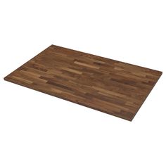 a wooden cutting board on a white background