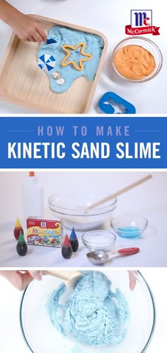 how to make a kid's sand slime