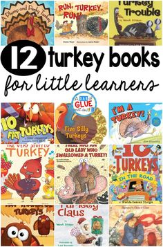 twelve turkey books for little learners