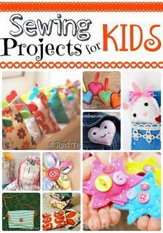 Teaching Kids To Sew, Sewing Project For Kids, Easy Fabric Flowers, Project For Kids, Simple Sewing, Kids Projects, Sewing Projects For Beginners