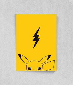 a pokemon pikachu with lightning bolt in the background