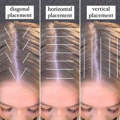 SAMANTHA | HAIR TUTORIALS | EDUCATION FOR HAIRSTYLISTS on Instagram: "‼️ color placement matters! ⁣ ⁣ 👉🏻 when foiling the hair, we are adding contrast and dimension. there are 3 lines that we work with in hair color placement — diagonal, horizontal and vertical. read below to find out how each one will affect your end result. ⬇️ ⁣ ⁣ 1️⃣ diagonal placement: used to create a blended effect. this placement lives between horizontal and vertical so you are getting the best of both worlds. ⁣ ⁣ 2️⃣ h Highlights Caramel, Hair Foils, Summer Hair Highlights For Brunettes, Redken Hair Color, Highlights Ombre, Hair Highlights And Lowlights, Brunettes Highlights, Balayage Technique