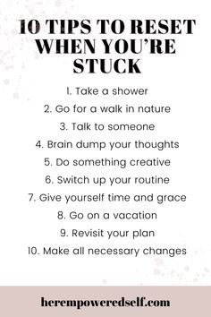 Get Ur Life Together, How To Reset Your Life, Life Reset Checklist, Productivity Methods, Life Reset, Stuck In Life, Hygge Living, Time Planning, Get Unstuck