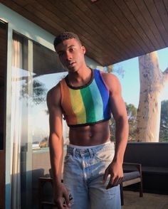 Crotchet Crop Top, Crop Top Men, Male Crop Top, Pride Outfit, Fashion Icons, Crochet Crop Top, Lgbtq Pride, Life Size