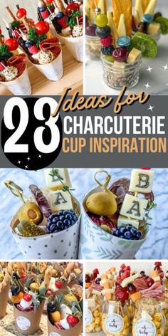 there are many different pictures with the words 23 ideas for charure cup inspirator