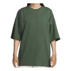 Nike Oversized T-shirt 'Green' FB9767-323 Nike Oversized T-shirt For Streetwear, Oversized Nike Cotton T-shirt, Nike Green T-shirt For Streetwear, Green Drop Shoulder Tops For Streetwear, Nike Cotton Oversized Tops, Oversized Nike Cotton Top, Oversized Cotton Nike Tops, Nike Casual Oversized T-shirt, Green Nike T-shirt For Streetwear