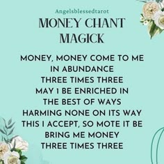 Switchwords For Money, Money Chants, Lottery Spell, Manifesting Money Affirmations, Money Spells That Work