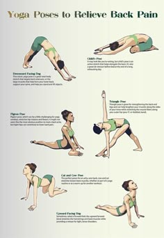 Stretches For Lower Back, Yoga Poses For Back, Bolesti Chrbta, Yoga For Back Pain, Relieve Back Pain, Relaxing Yoga, Easy Yoga Workouts, Back Pain Exercises, Pose Yoga