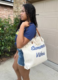 This item is in stock and ready to be shipped. Furthermore, it can also be picked up locally in Magnolia, TX. If you spend more than $99, the shipping costs will be covered by me! This charming fringe detail canvas tote is perfect for embracing the sunny season! Cotton Canvas ToteApproximately 14"W x 17.5"HMagnetic Button Closure Drop Approximately 8" Sunny Season, Birdy, Canvas Tote, Summer Vibes, Magnolia, Sunnies, Cotton Canvas, Tote Bag, Boutique