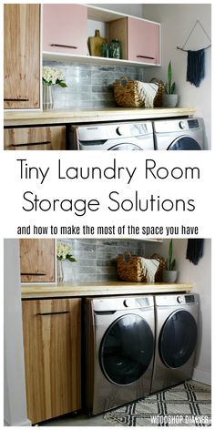 the laundry room storage solution and how to make the most of the space you have