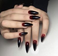 Goth Nail Art, Vampire Nails