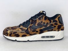 Nike Air Max 90 Cheetah Leopard Animal Fur Sneakers, Size 10.5 VNDS 807498-991 Excellent condition. Tried on one time. There is extremely light scuffing on outsoles due to try-on. Other then try-on shoes have never been worn and are in pristine condition. See pics for exact condition. Size 10.5 Fur Sneakers, Air Max 90 Premium, Animal Fur, Leopard Animal, Nike Air Max 90, Try On, On Shoes, Air Max, Nike Air Max