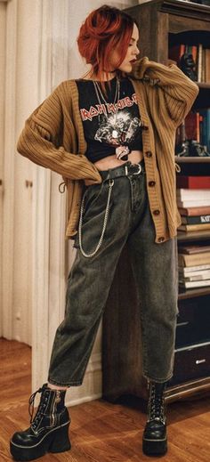 Alternative Fashion Indie, Indie Outfits Alternative Fashion, Indie Outfits Grunge, Soft Grunge Outfits, Look Grunge, Tokyo Street Fashion, Look Rock, Look Retro