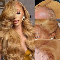 PRICES MAY VARY. 【27# Colored Honey Blonde Human Hair Material】: 13x6 Honey Blonde Wig Human Hair, 12A Grade 100% Unprocessed Virgin Human Hair Lace Front Wigs, Soft and Bouncy, 180 Density, Full and Thick, Tangle-Free and Shed-Resistant, No Smell, Durable, Reusable. Frontal Wigs Human Hair 13X6 , Can be Dyed, Bleached, Straightened and Restyled as You Like. 【Honey Blonde Wig Human Hair 13x6 Advantage】: 13x6 27# Colored Lace Front Wigs Human Hair, Ash Blonde HD Lace Front Wig Human Hair Pre Pluc Honey Blonde Wigs Black Women, Sew In Honey Blonde, Blond Wigs, Ash Honey Blonde Hair, Honey Blonde Sew In, Honey Blonde Side Part Wig, Honey Blonde Wig Black Women, Light Brown Wig, Honey Blonde Wig