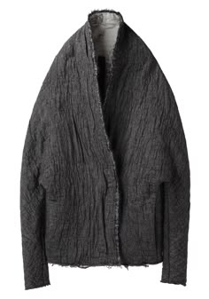 Forme d'Expression / Double Layered Batwing Coat Batwing Jacket, Batwing Coat, Shawl Collar Coat, Silk Socks, Collar Coat, 가을 패션, Knitted Cardigan, Skirts With Pockets