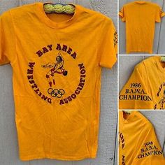 vintage 1986 BAWA Champion Bay Area Wrestling Association t shirt XS S | eBay Karate Gym, Lighting Background, Graphic Tees Vintage, Vintage Champion, Concert Tees, Vintage Graphic, Athletic Shirts, San Francisco Bay, San Francisco Bay Area