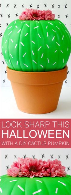 a fake cactus is sitting on top of a potted plant