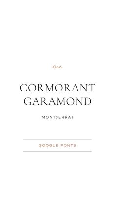 A few of my favorite classic and timeless font pairings. Cormorant Garamond & Montserrat Oswald & Libre Baskerville Playfair Display & Karla Regular Quattrocento & Questrial All of these are free to download on google fonts. Get the free guide for 7 tips for good typography. Follow me for font pairing inspiration, font pairing free, font pairing guide, font pairing ideas, font pairing dafont, brand typography, brand typography visual identity, brand typography logo, brand typography guidelines, brand typography design, best font pairings, graphic designer font recommendations, trendy fonts, best Creative Market fonts, timeless fonts graphic design, brand logo font inspiration + more. Font Pairing With Montserrat, Libre Baskerville Font, Comfortaa Font Pairing, Interior Designer Logo Brand Identity, Classic Fonts Typography, Classic Font Pairings, Timeless Font Pairings, Cormorant Garamond Font Pairing, Garamond Font Pairing