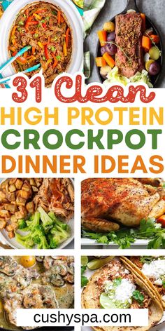 high protein crockpot dinner ideas