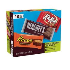 hershey's and reese's chocolate candy bars