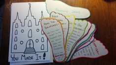 four bookmarks with the words you made it written in different colors and shapes on them