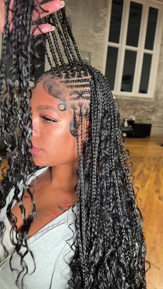 Hair Braid Designs, Box Braids Hairstyles For Black Women, Braids Hairstyles Pictures, Braided Cornrow Hairstyles, Cute Box Braids Hairstyles, Braided Hairstyles For Teens, Quick Braided Hairstyles