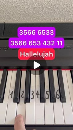 @cordon.bleu.music on Instagram: "Leonard Cohen - Hallelujah  #pianotutorial #pianolessons" Leonard Cohen Hallelujah, Simple Piano, Piano Lessons For Beginners, Online Music Lessons