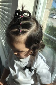 Easy Infant Hairstyles, Hairstyles For Baby Girl Hair Short, Baby Hairstyles Girl Short Hair, Infant Girl Hairstyles, Baby Girl Hairstyles For Short Hair, Short Hair Baby Girl Styles, One Year Old Hairstyles, Cute Hairstyles For Babies, Hair Styles For Babies