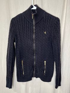 This jacket is in great condition with no stains, tears, or holes. If you have any questions please feel free to ask. Flat Lay Measurements: Chest: 20 inches Shoulder: 15 inches Length: 25 inches Luxury Jacket, Womens Jackets, Quiet Luxury, Vintage 2000s, Lauren Ralph Lauren, Flat Lay, Cable Knit, Jackets & Coats, Ralph Lauren