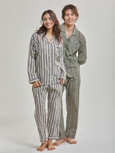 Composition : Cotton 100 %Country of Origin : Republic of Korea Striped Pyjamas, Sleepwear Sets, Lingerie Sleepwear, Pajama Set, Pajamas, Composition, Rompers, Lingerie, The Originals