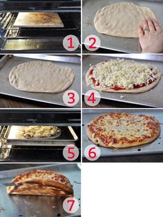 steps on how to make an uncooked pizza