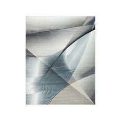 an abstract painting with grey and white colors