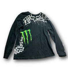 Good Used Condition Fox Shirts, Fox Shirt, Monster Energy, Shirt Color, Long Sleeve Shirt, Sleeve Shirt, Colorful Shirts, Long Sleeve Shirts, Fox