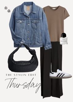 Spring Outfits 2024 Cold Weather, Closet Outfits, Ootd Idea, Looks Adidas, Styling Clothes, Parisian Outfits, Outfits Of The Week, Adidas Samba Outfit, Casual Chic Spring