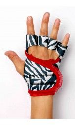 G-Loves Workout Gloves for Women | Zebra Red Lace $45 Hot Pink Zebra, Unique Workouts, Fitness Tips For Women