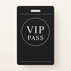 a black and white card with the word,'voip pass'on it