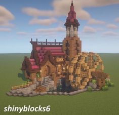 an image of a castle made out of blocks