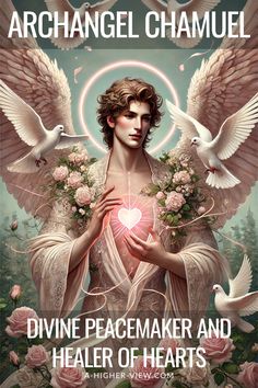 the cover to divine peacemaker and her heart is surrounded by two white doves