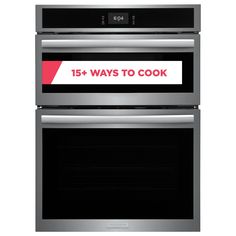 an oven with the words 15 + ways to cook on it