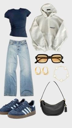 Back To School Outfits For Teens, Looks Party, Trendy Outfits For Teens, School Looks, Looks Street Style, Simple Trendy Outfits