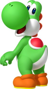 an image of a cartoon character that appears to be in the style of mario kart