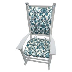 sylvan teal indoor outdoor rocking chair cushions - barnett home decor Outdoor Rocking Chair Cushions, Outdoor Rocking Chair, Rocking Chair Porch, Porch Rocker, Rocking Chair Cushions, Sewing Cushions, Teal Art, Outdoor Rocking Chairs, Arts Crafts Style