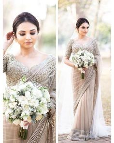 a woman in a wedding dress holding a bouquet