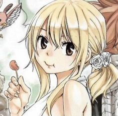 Fairy Tail, Blonde Hair, Blonde, With Friends